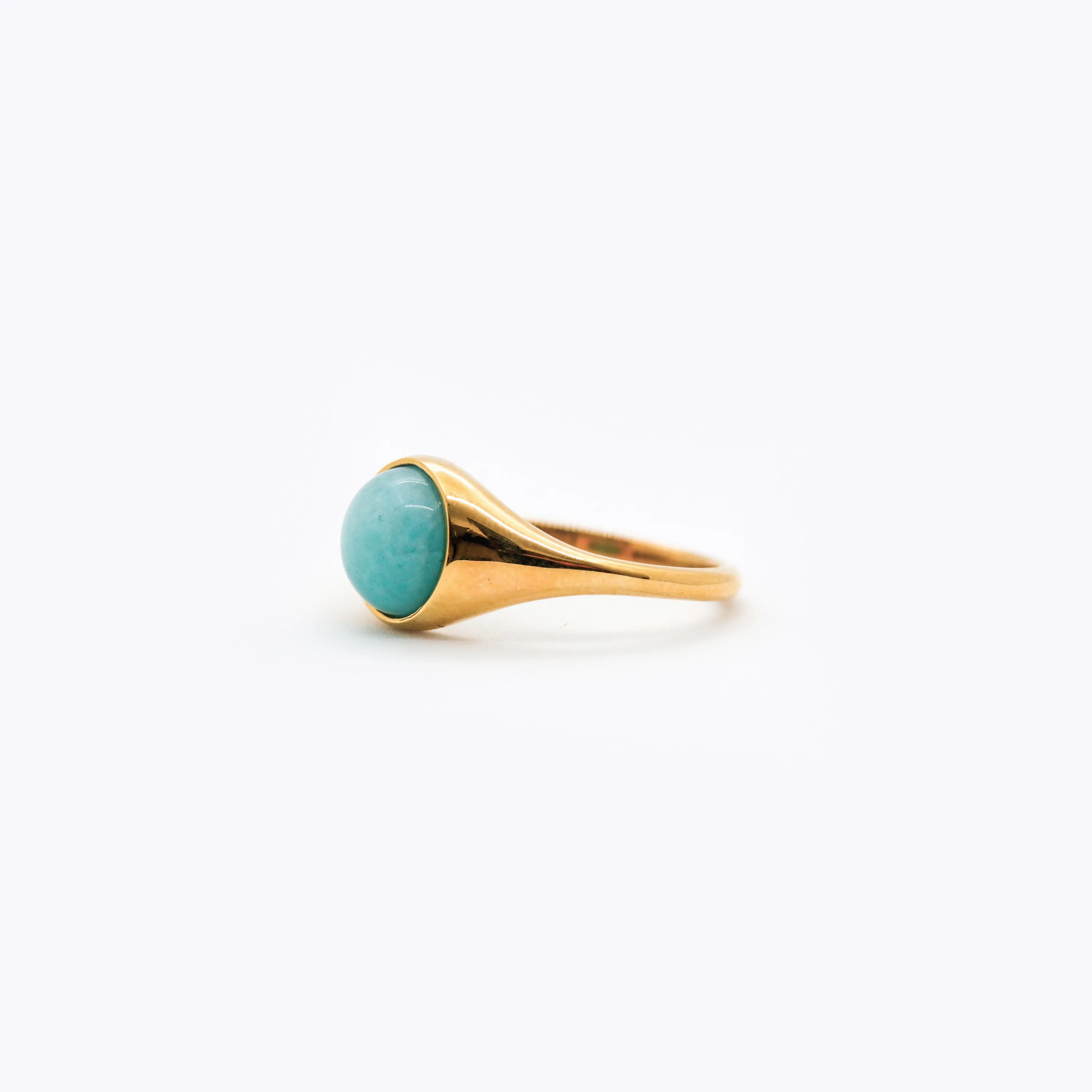 Amazonite Ring, Solid 14k Gold | ONE-OF-A-KIND