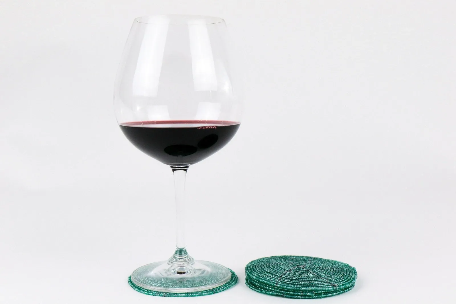 Beaded Coasters Set of 4