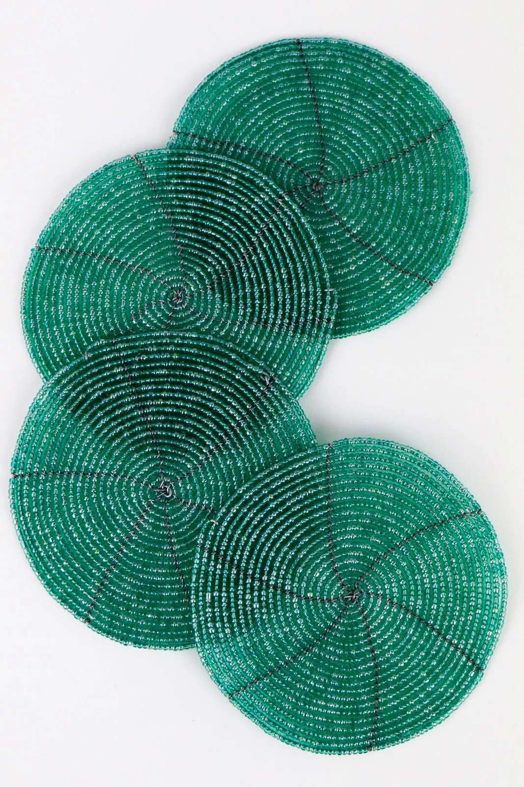 Beaded Coasters Set of 4