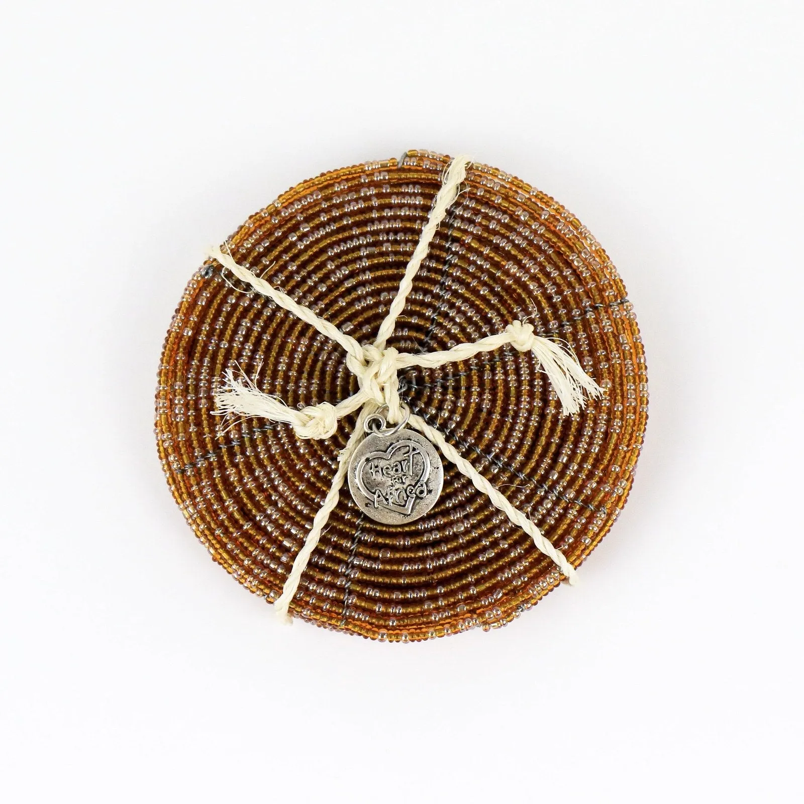 Beaded Coasters Set of 4