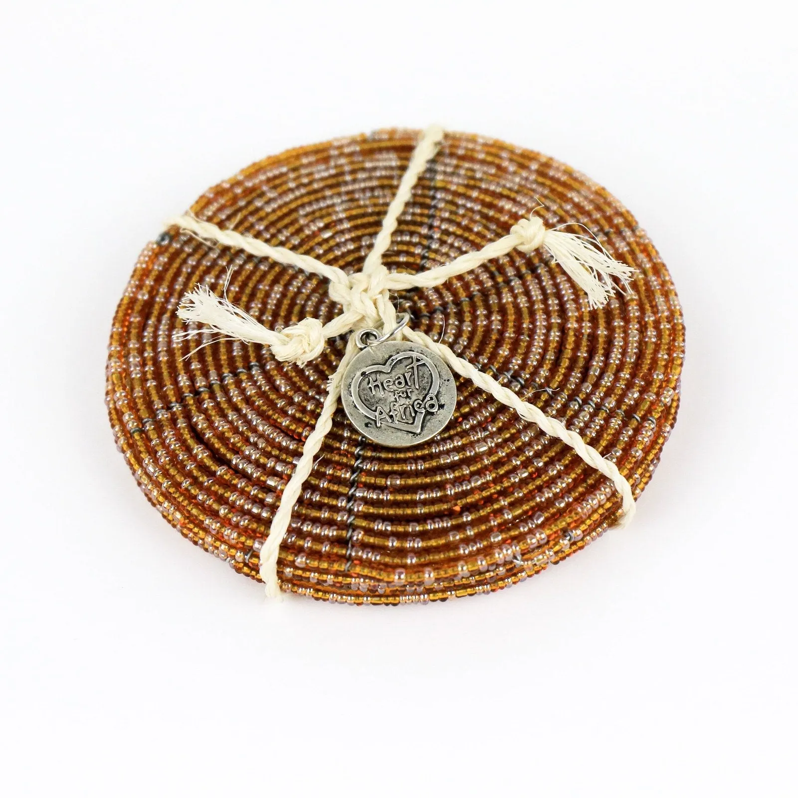 Beaded Coasters Set of 4
