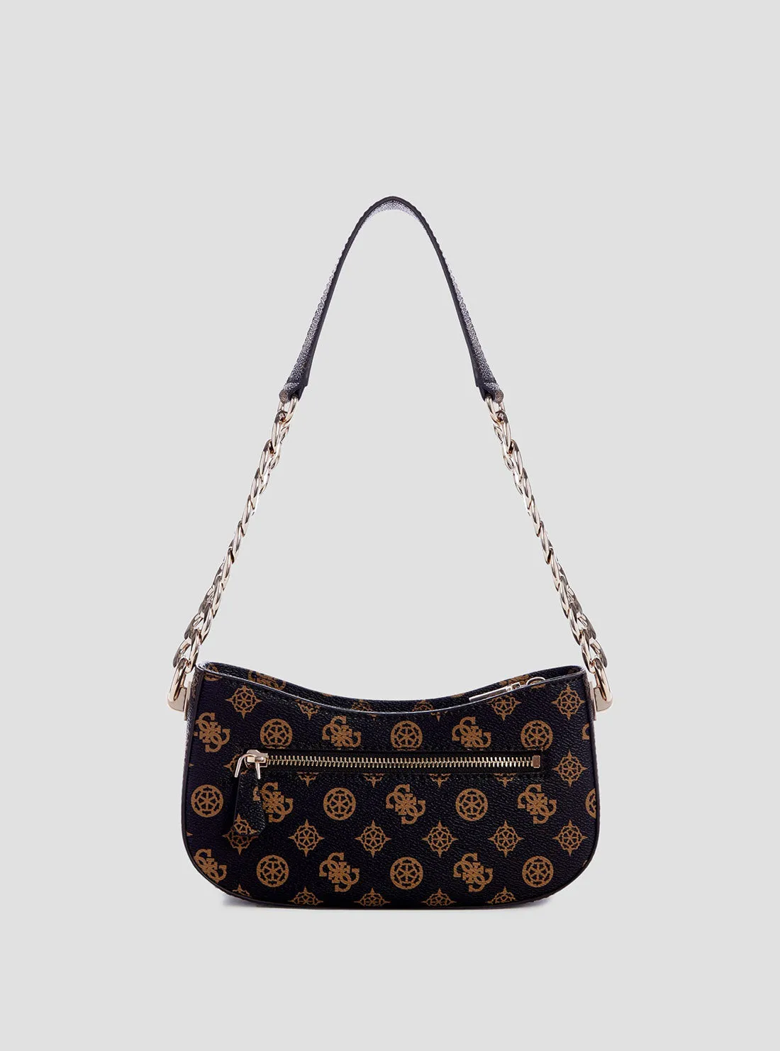 Brown Logo Evelune Shoulder Bag