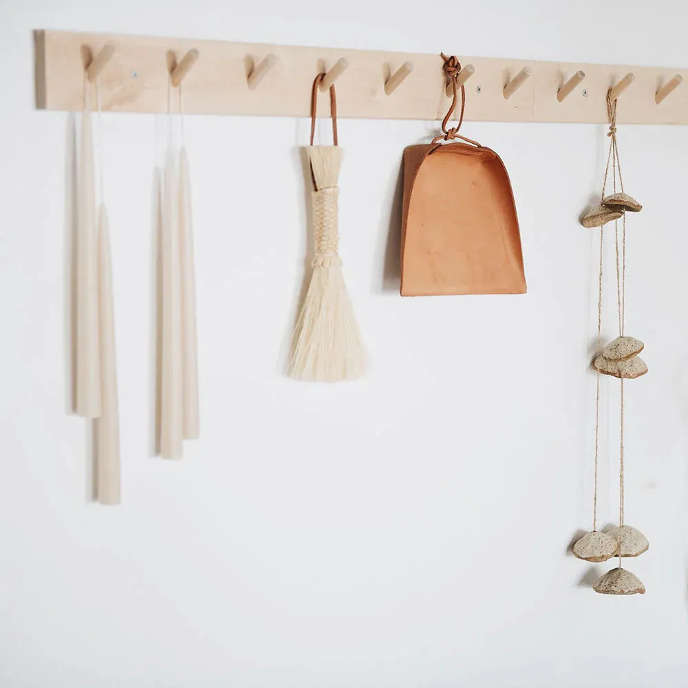 Brown Stoneware Wind Chimes