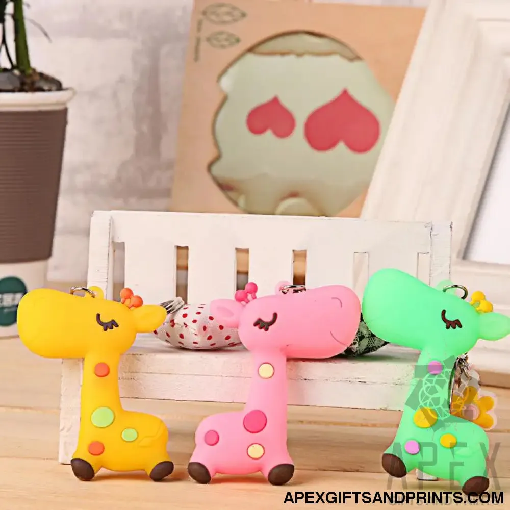 Cartoon double-sided key chain