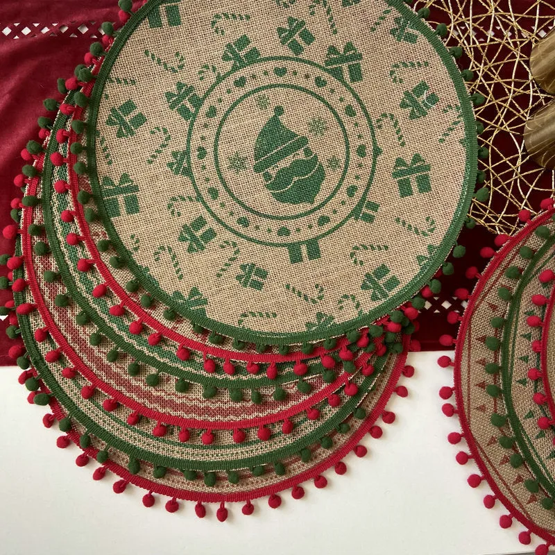 Christmas Woven Vintage Placemats