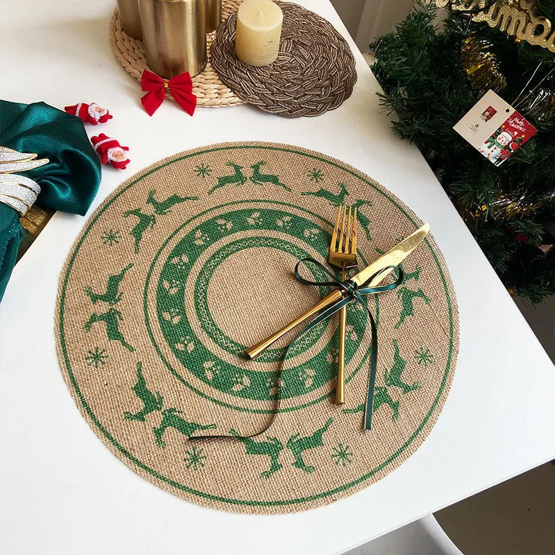 Christmas Woven Vintage Placemats