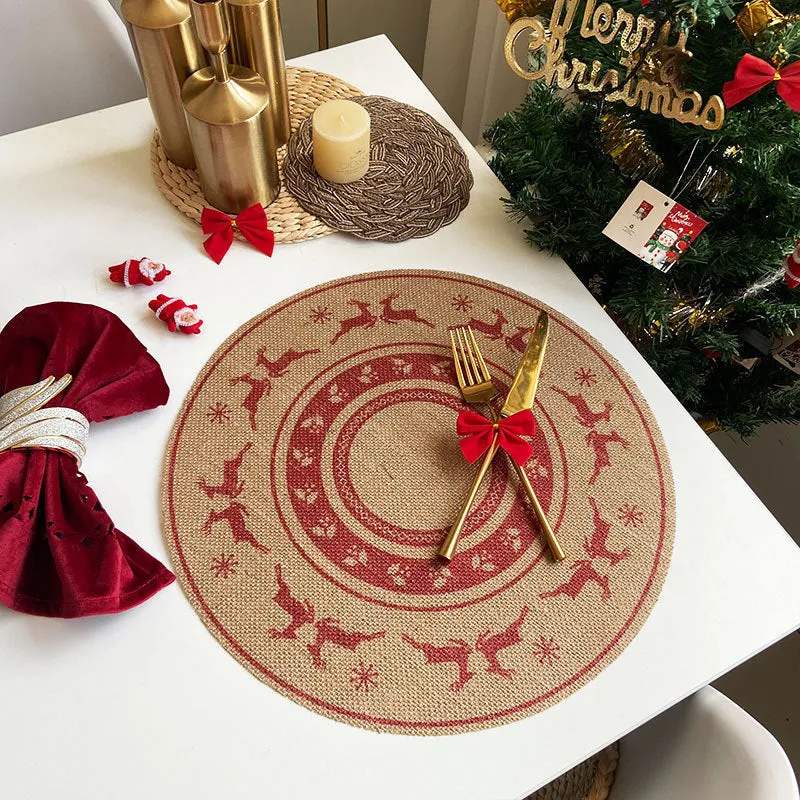 Christmas Woven Vintage Placemats