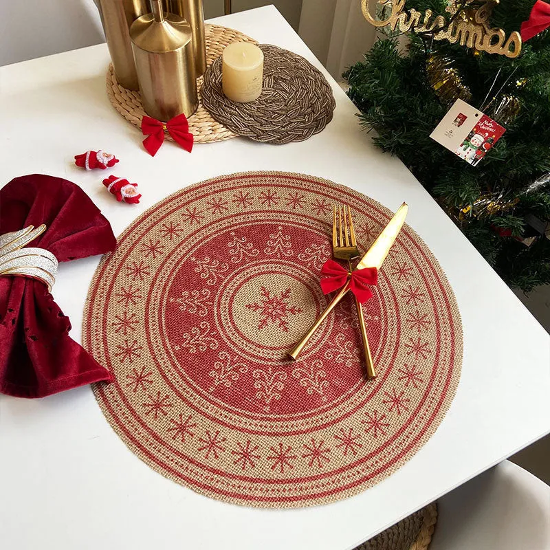 Christmas Woven Vintage Placemats