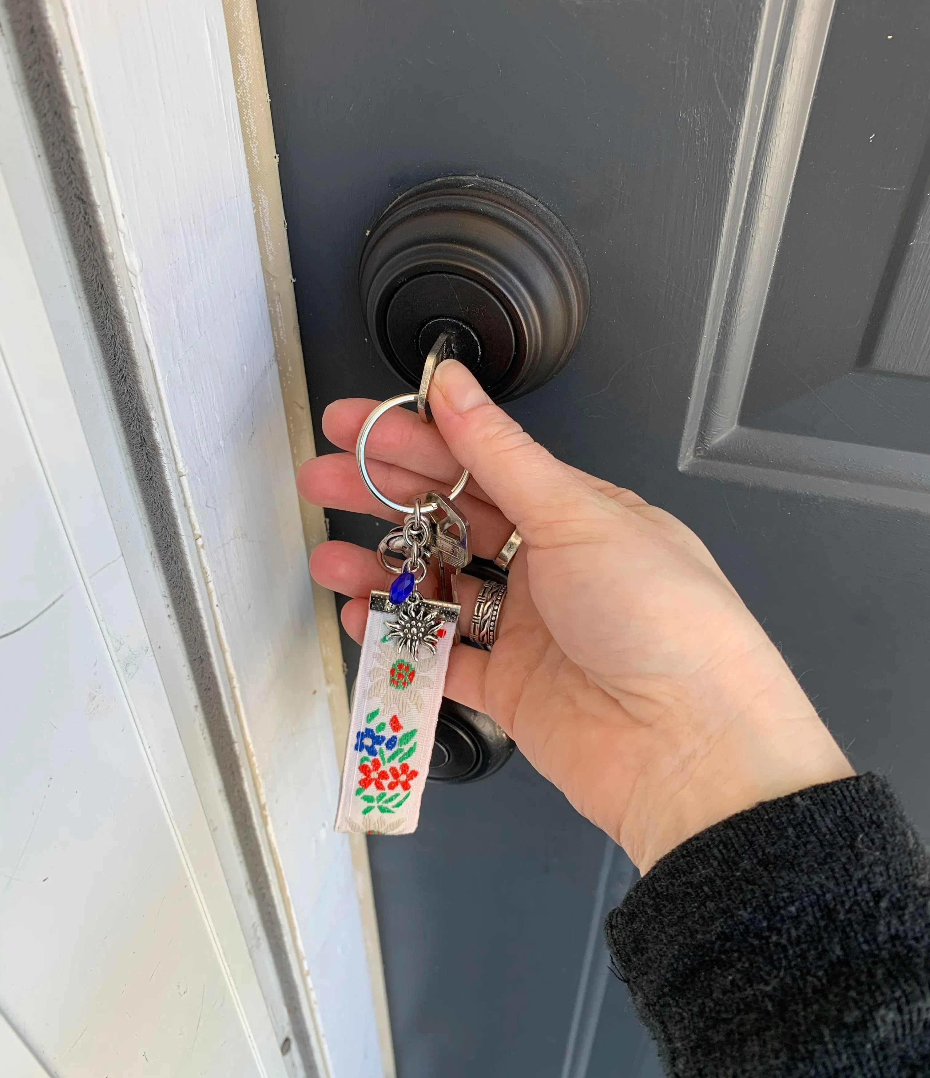 Edelweiss Keychain
