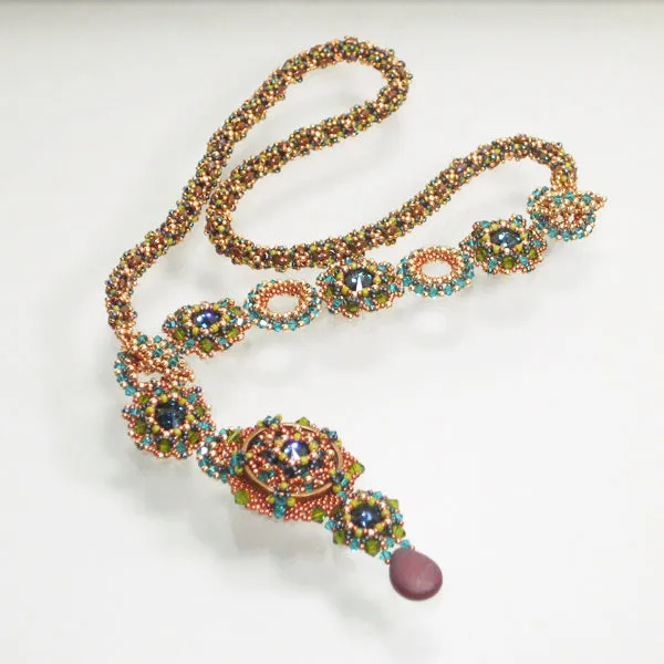 Ellie, Beaded Convertible, Brooch, Bracelet, Necklace