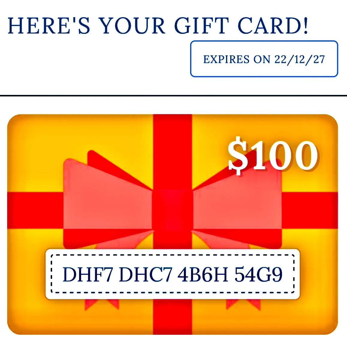 Email-Gift Certificates