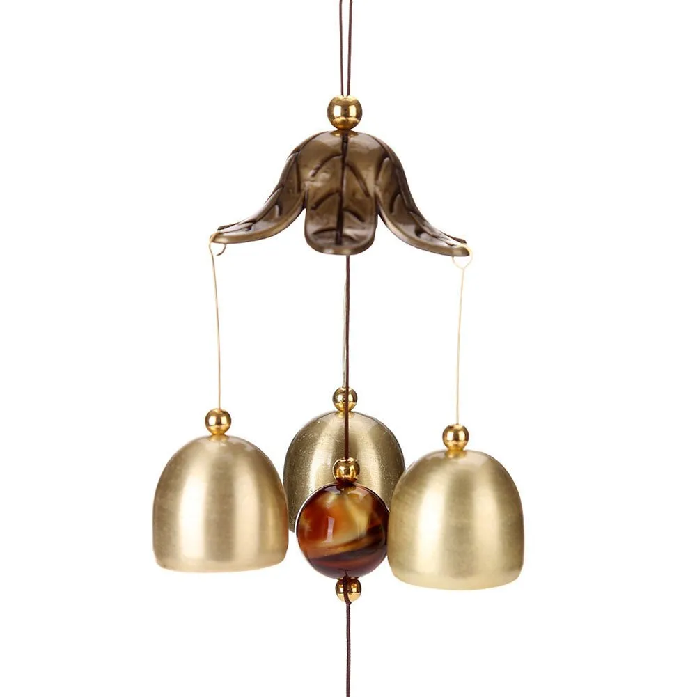 FancyOutlets Metal Wind Chime (Bronze)
