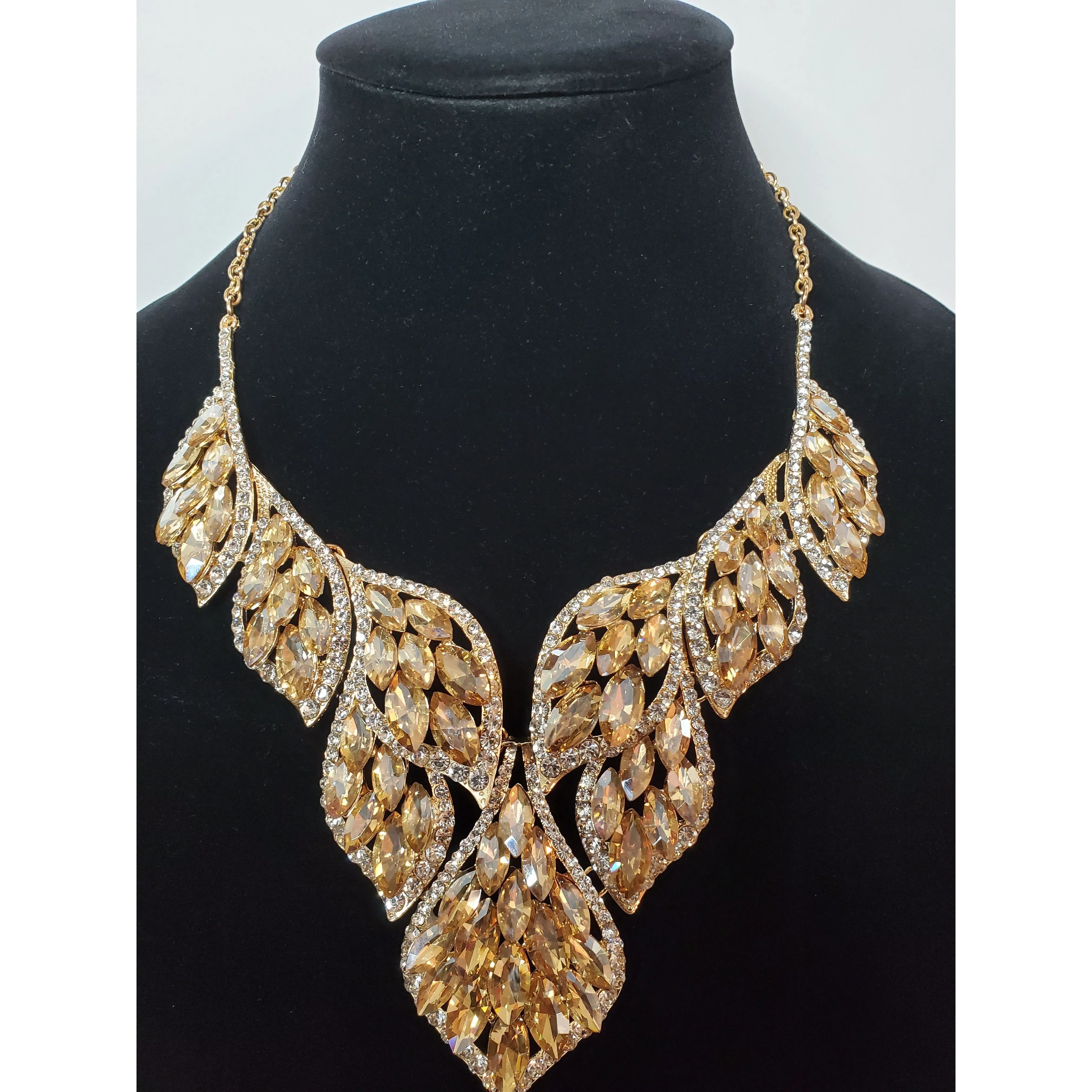 Feeling Glamourous Statement  Necklace