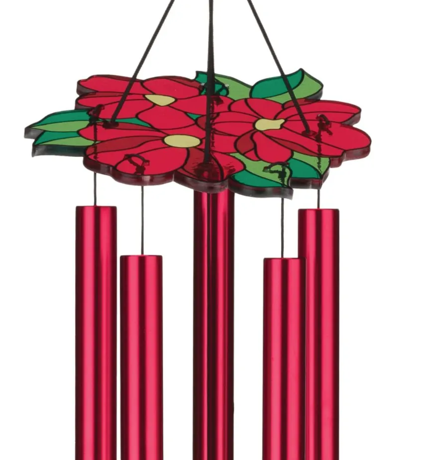 Floral Humming Bird Chime 32"