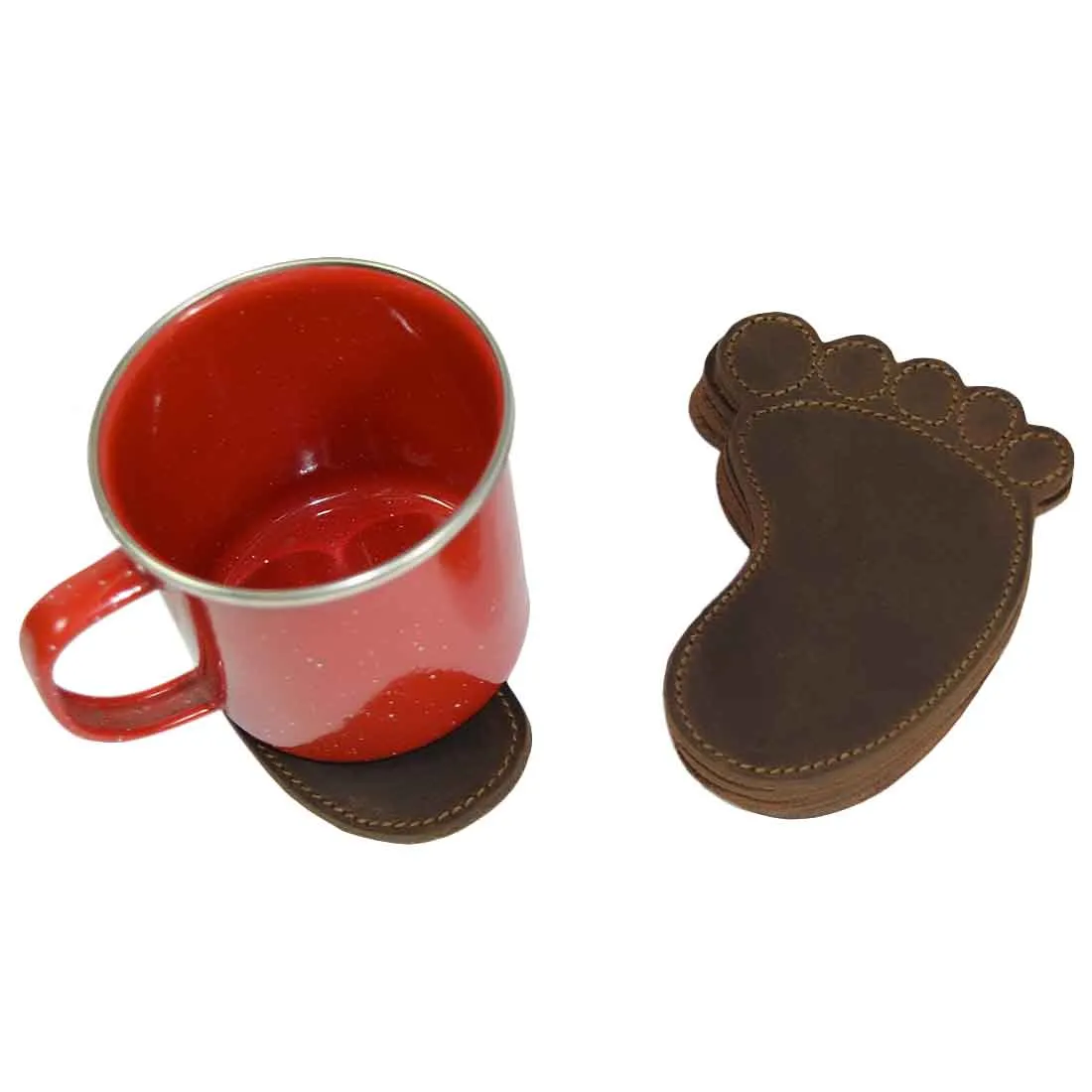 Footprint Path Hunter Coaster Set (6-Pack)