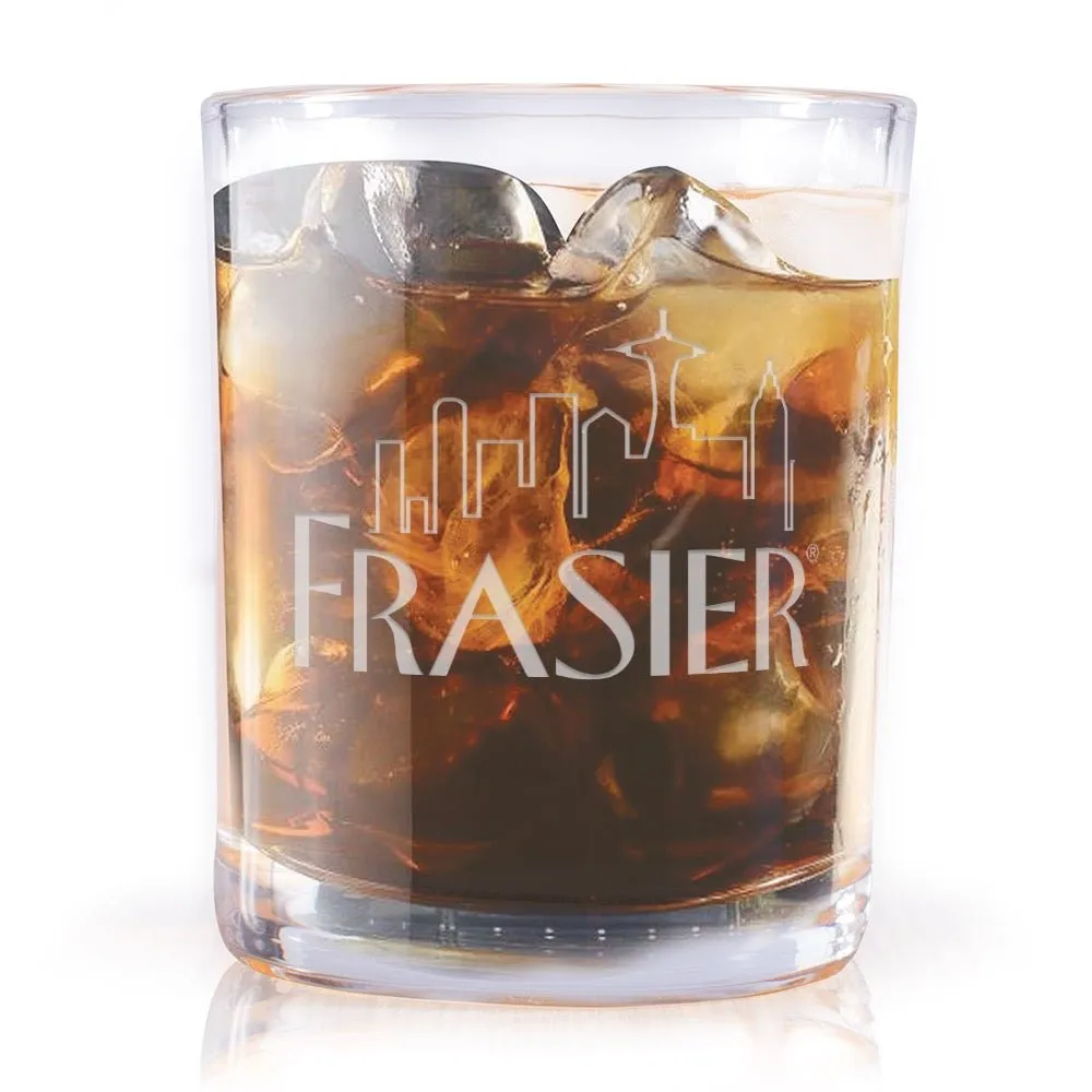 Frasier Logo Rocks Glass
