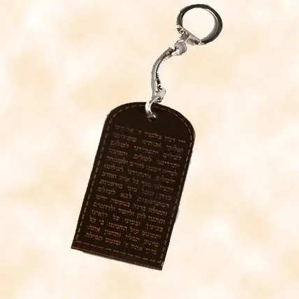 Genuine Leather Personalized Keychains