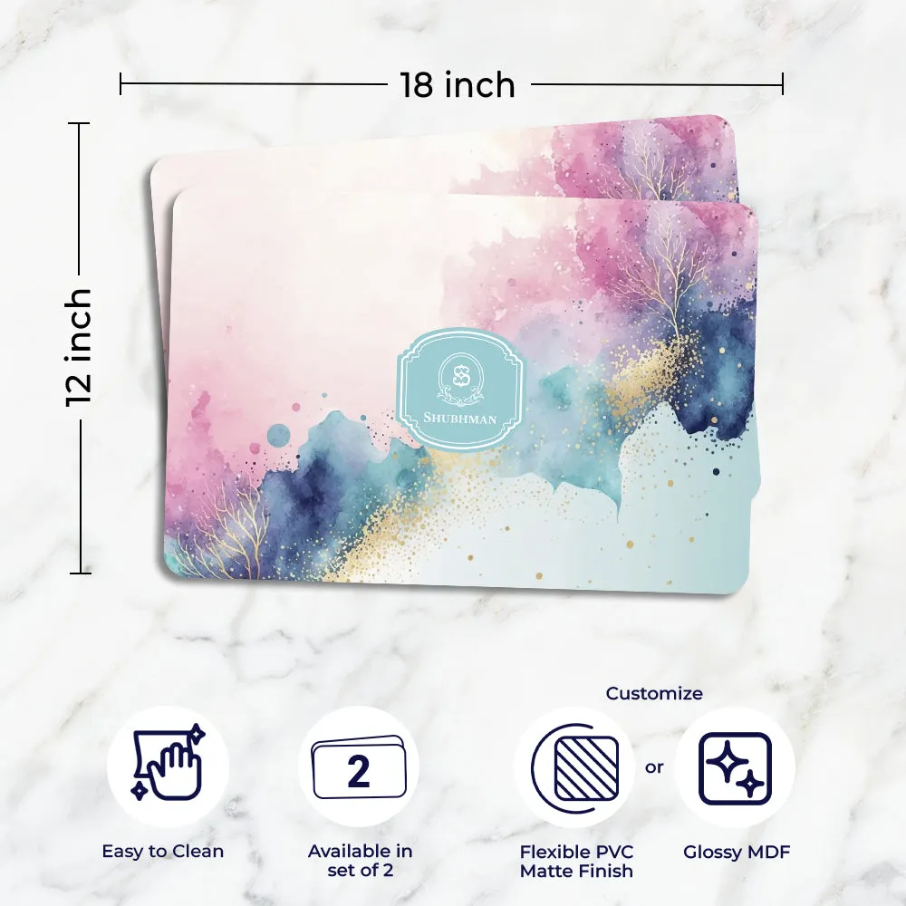 Gilded Strokes Placemat