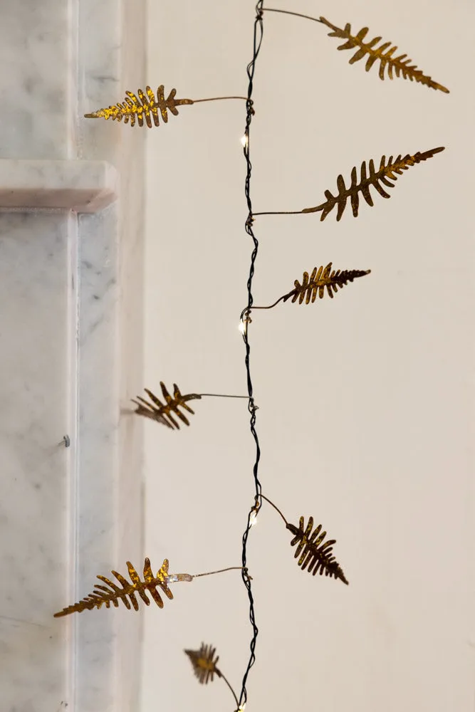 Gold Fern Fairy Lights