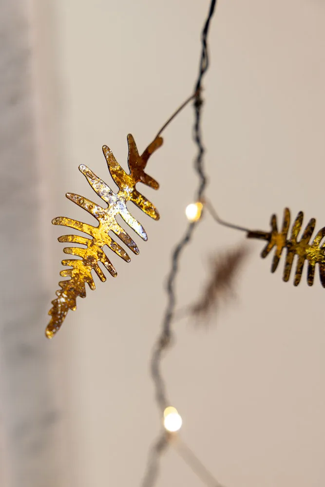 Gold Fern Fairy Lights