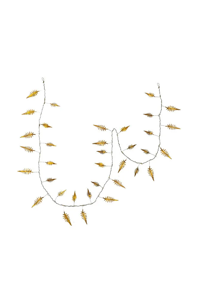 Gold Fern Fairy Lights
