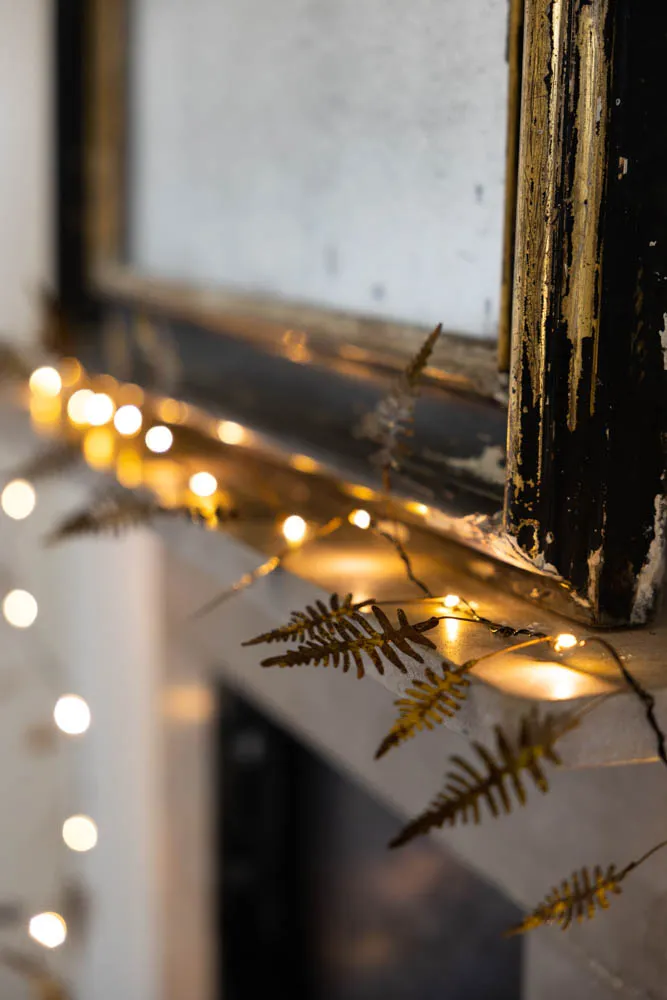 Gold Fern Fairy Lights