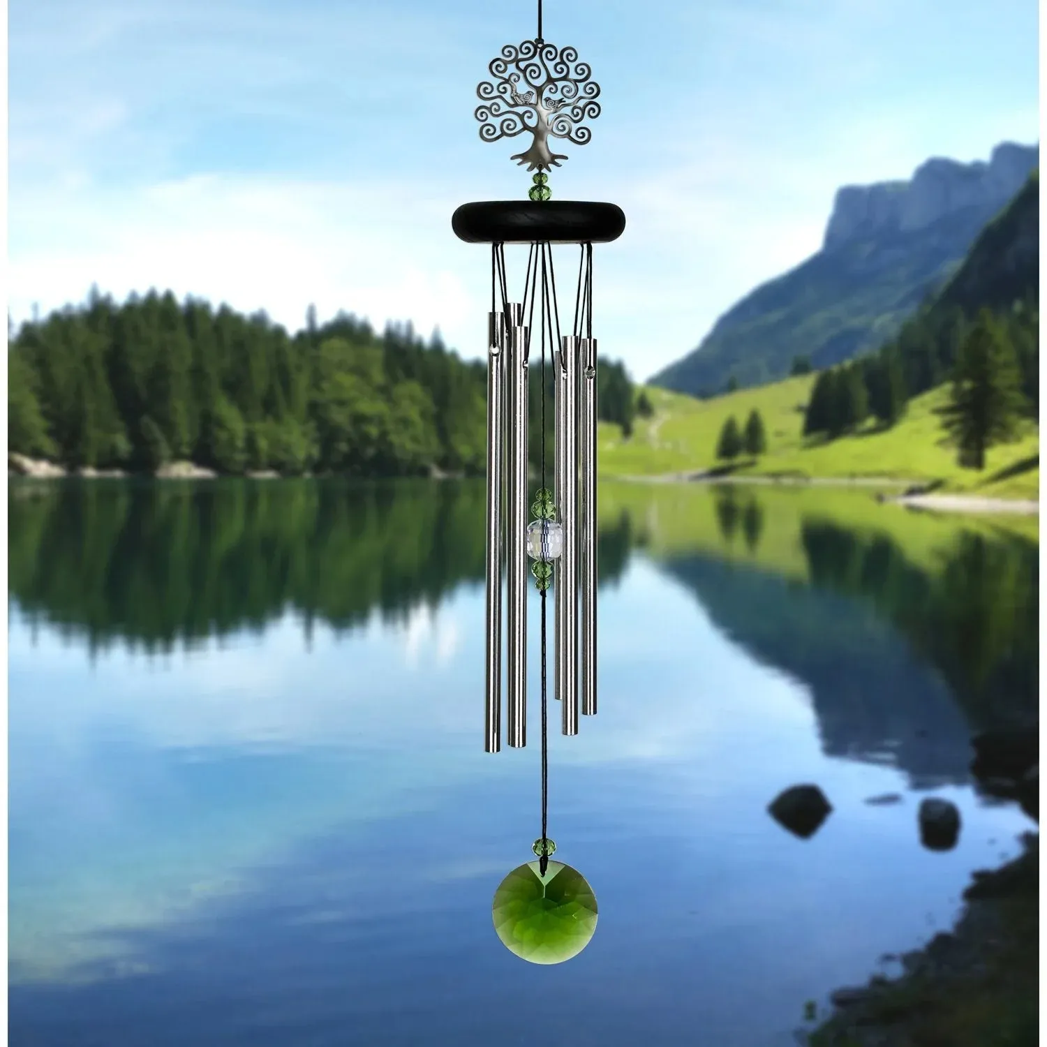 Green Crystal Tree Of Life Chime