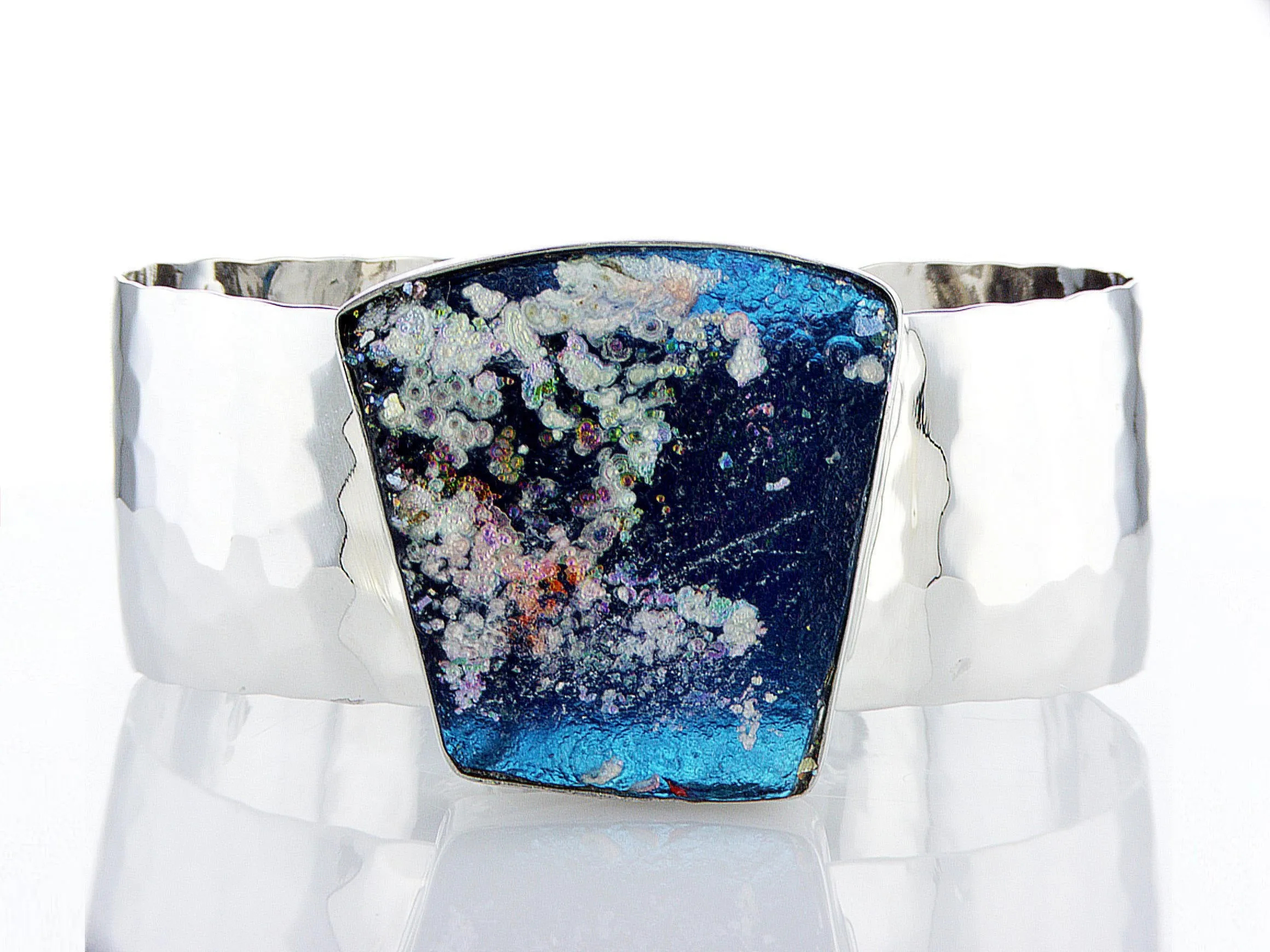Hammerd silver Bracelet - Roman Glass 10