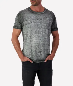 Hand Painted Round Neck Pullover in Husky