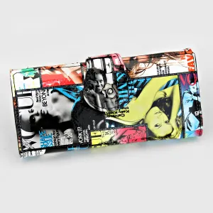 iLLASPARKZ Glossy Vinyl Magazine Wallet