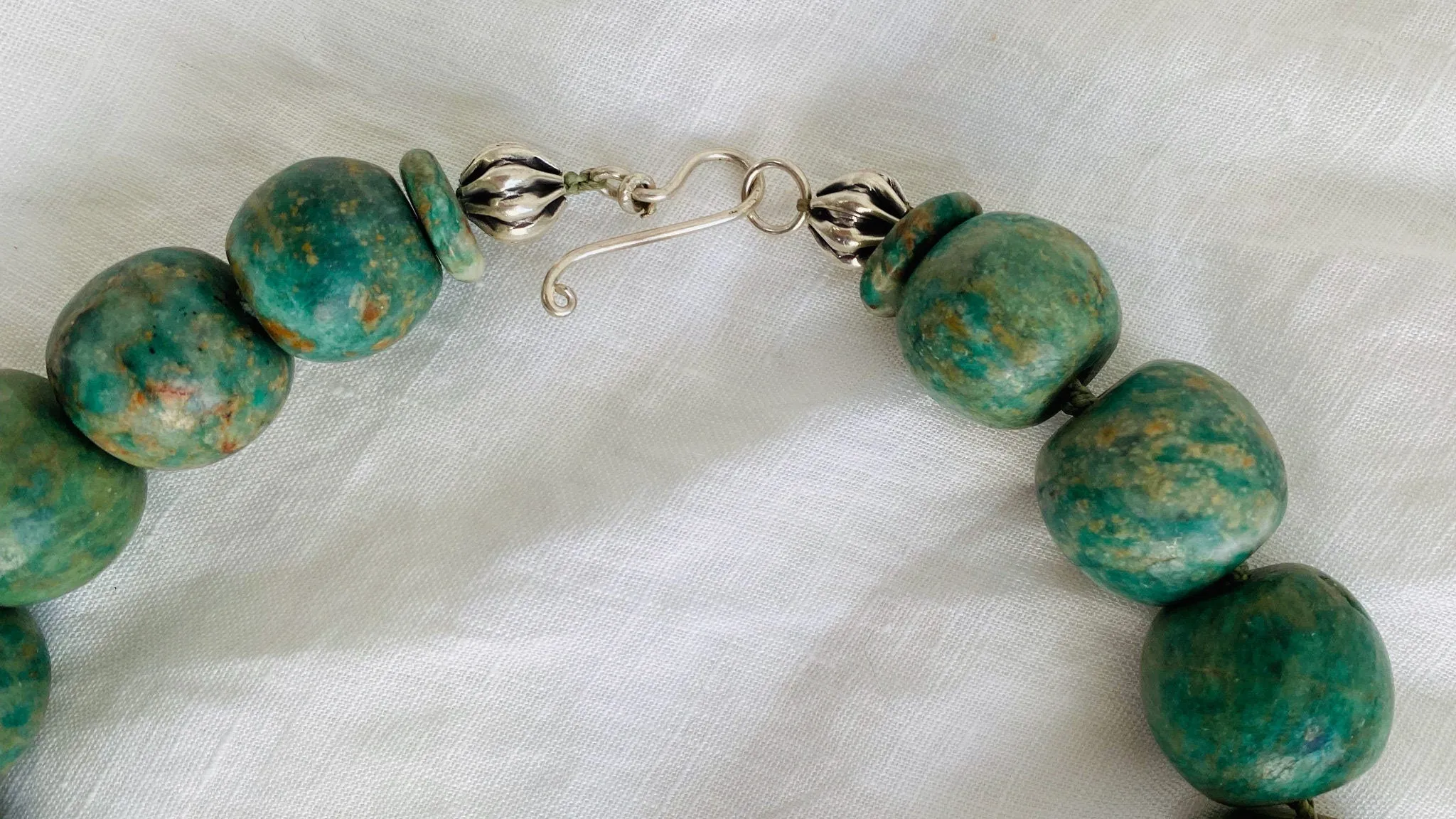 Jade & Yalalag Cross Choker Necklace. Guatemalita.