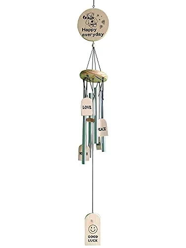 Laurant Wood Metal Wind Chime (Multicolour, 35 Inch)