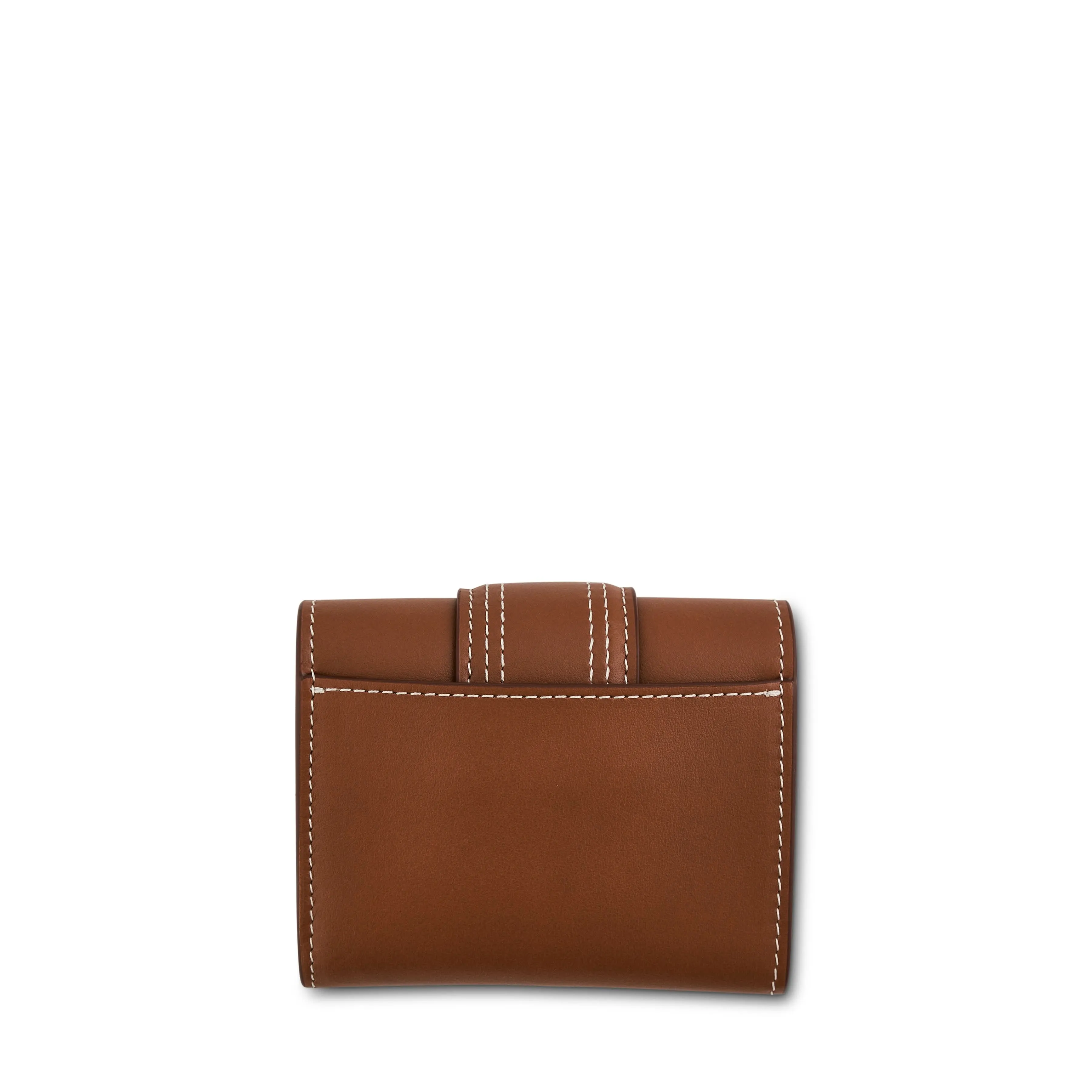 Le Compact Bambino Leather Pouch in Light Brown 2