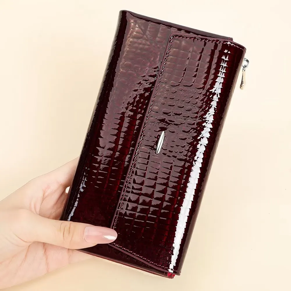 Luxury CrocLeather Long Wallets