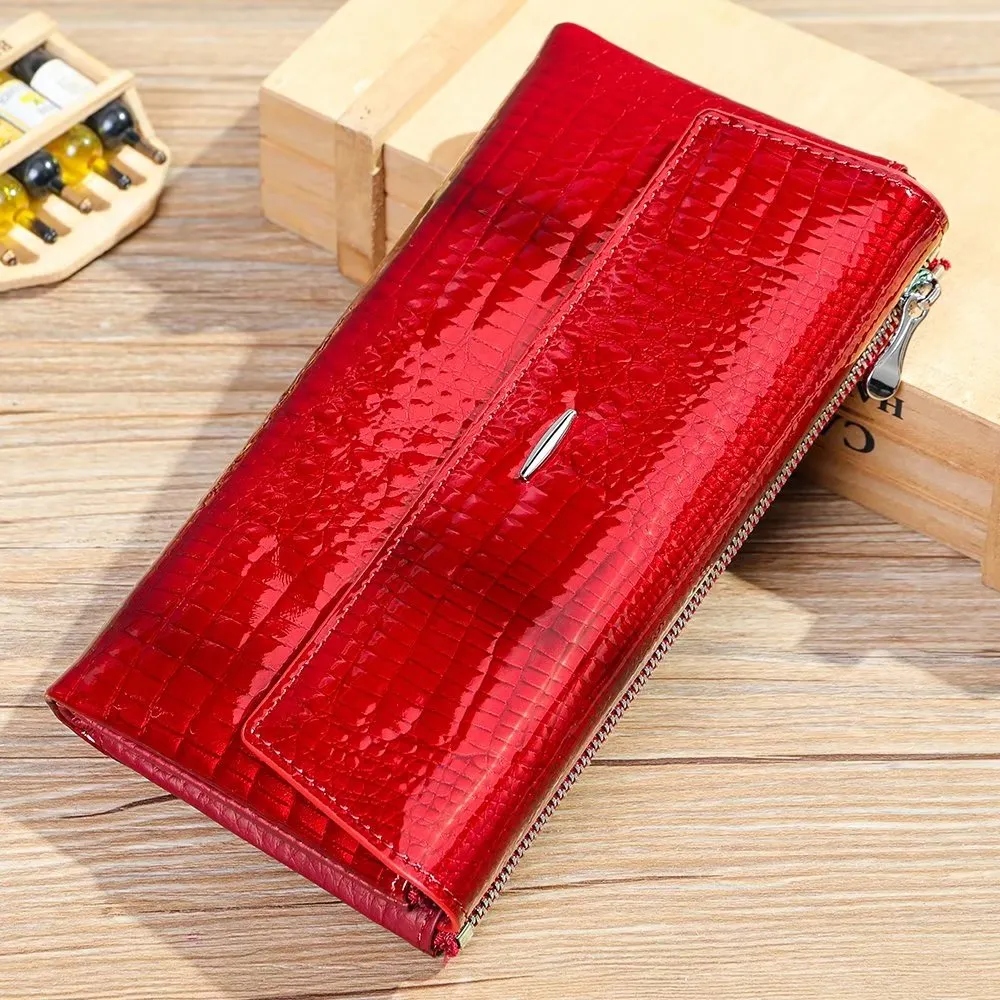 Luxury CrocLeather Long Wallets
