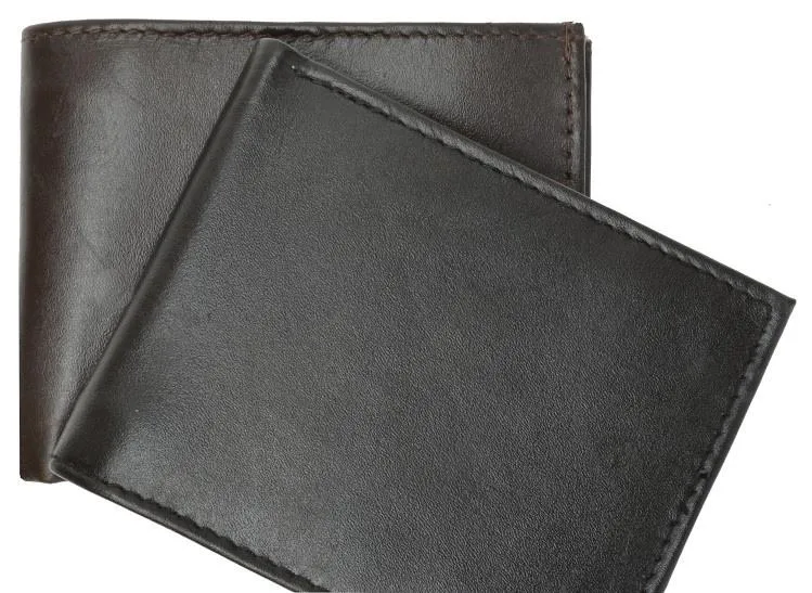 Men's Genuine Leather Bi-fold Wallet