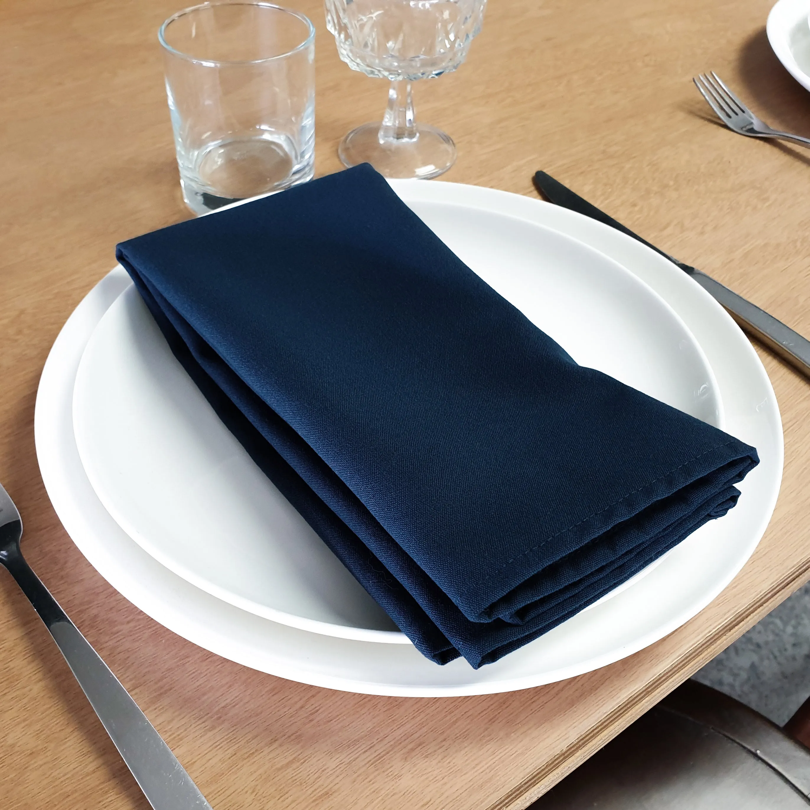 Navy Linen Napkin