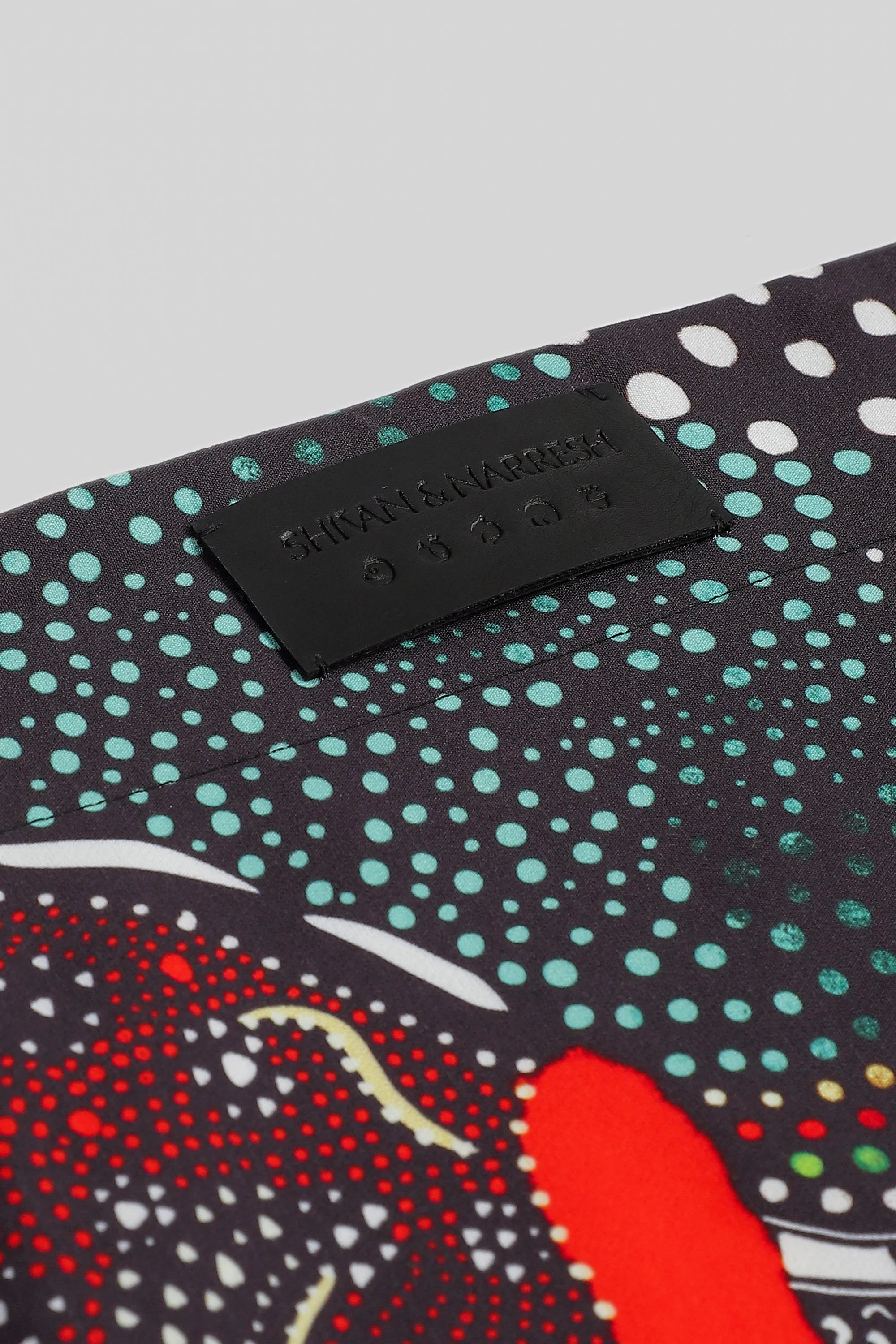 Nebulous Placemats with Noir Napkins