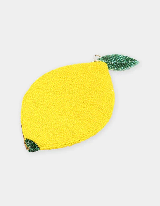 Olivia Dar Coin Pouch Purse in Lemon