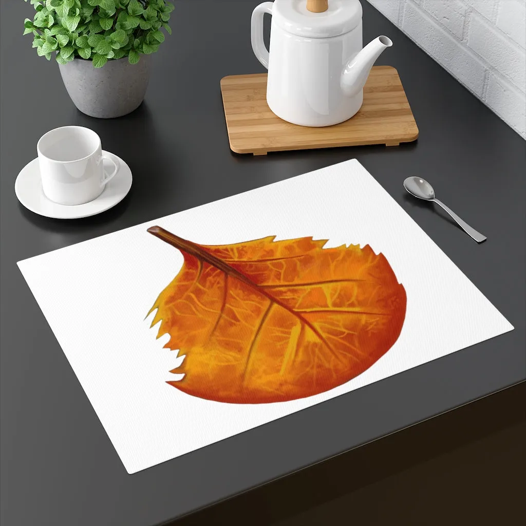 Orange Leaf Placemat