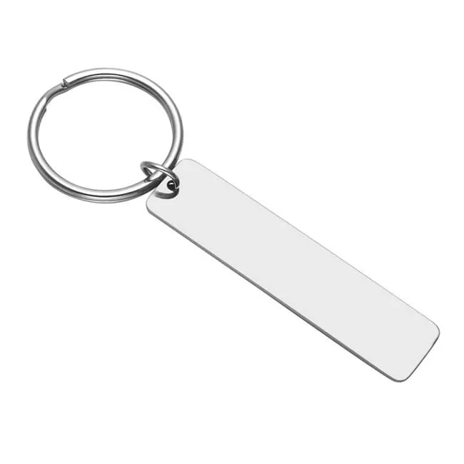 Personalized Drive Safe Message Tag Keychain 2PCS | Jovivi