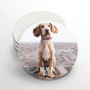 Pet Photo Round Coasters