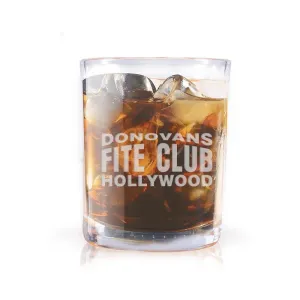 Ray Donovan Donovan's Fite Club Rocks Glass