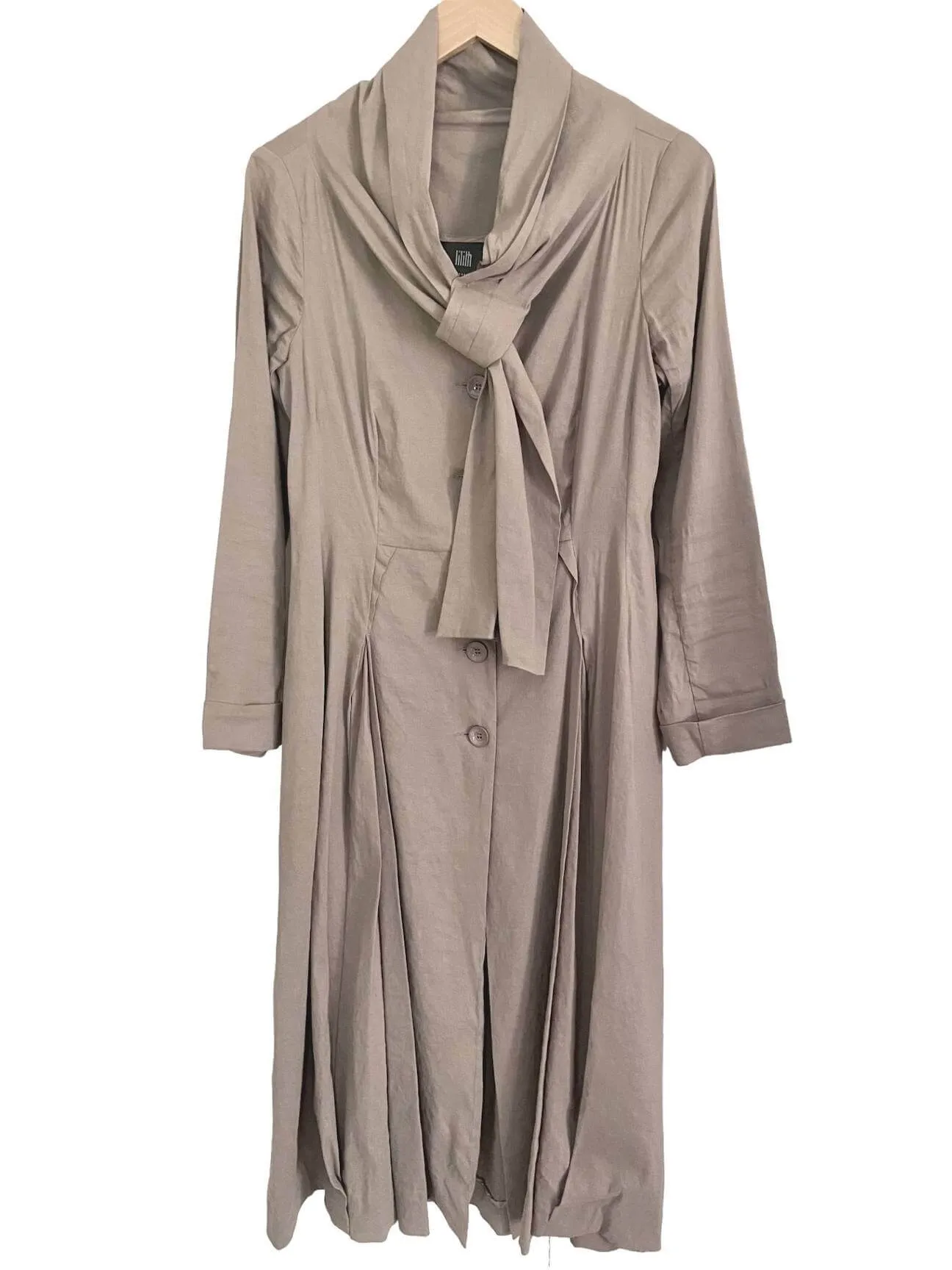 Soft Summer Linen Twill Duster Jacket