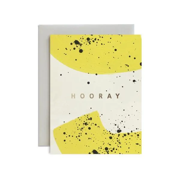 Speckled Hooray Card