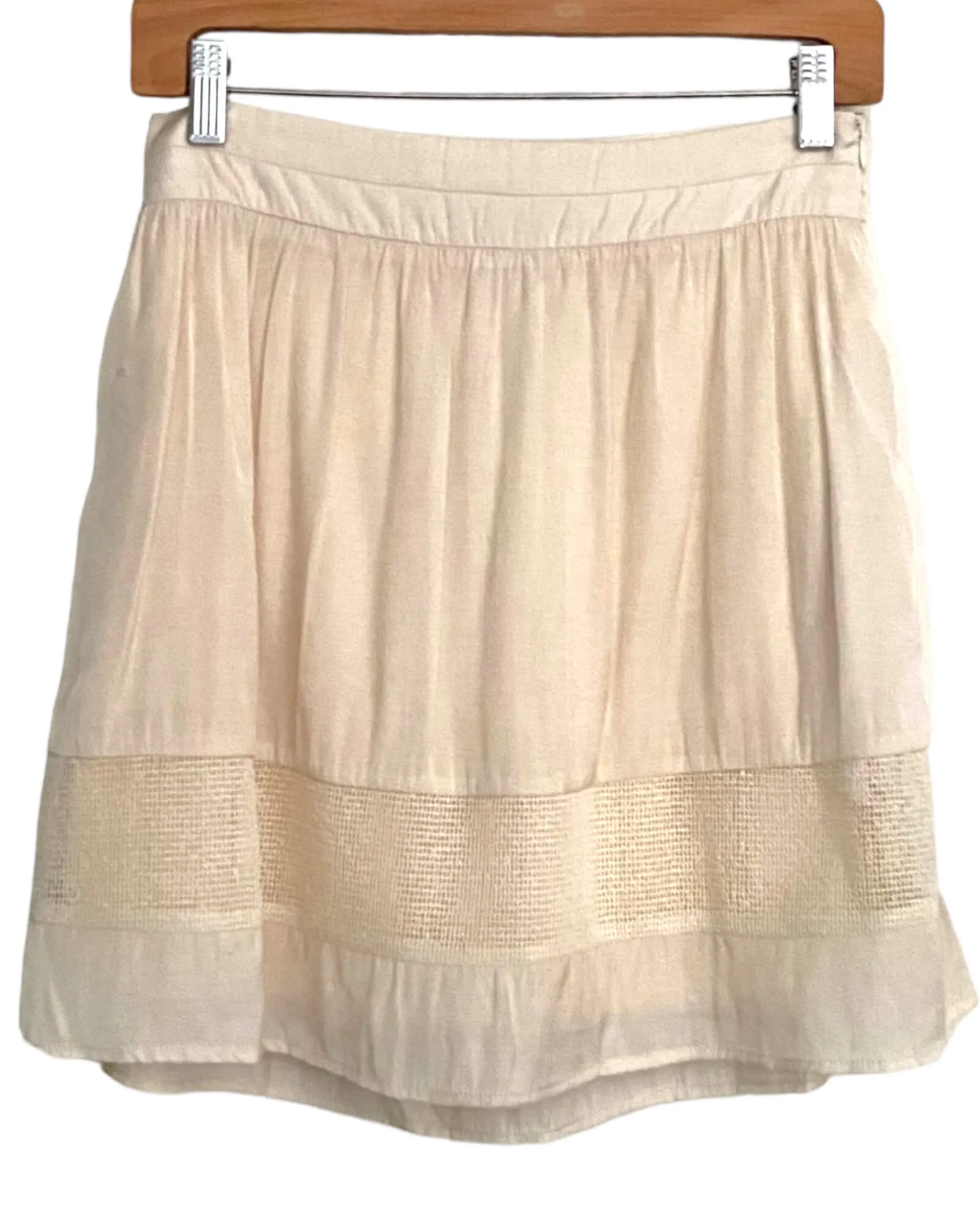 Warm Spring Creme Pocket Mini Skirt