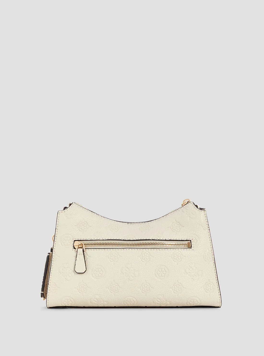 White Cresidia Top Zip Shoulder Bag