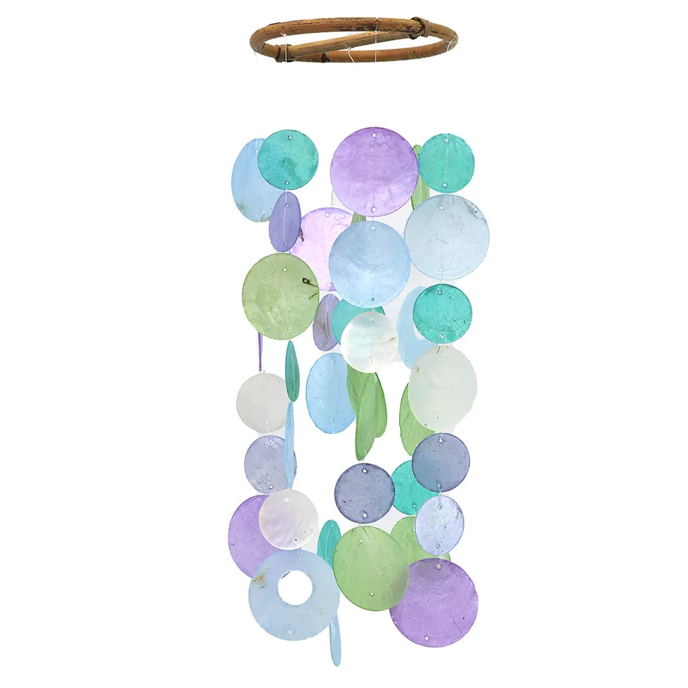 Wisteria Capiz Wind Chime, Small