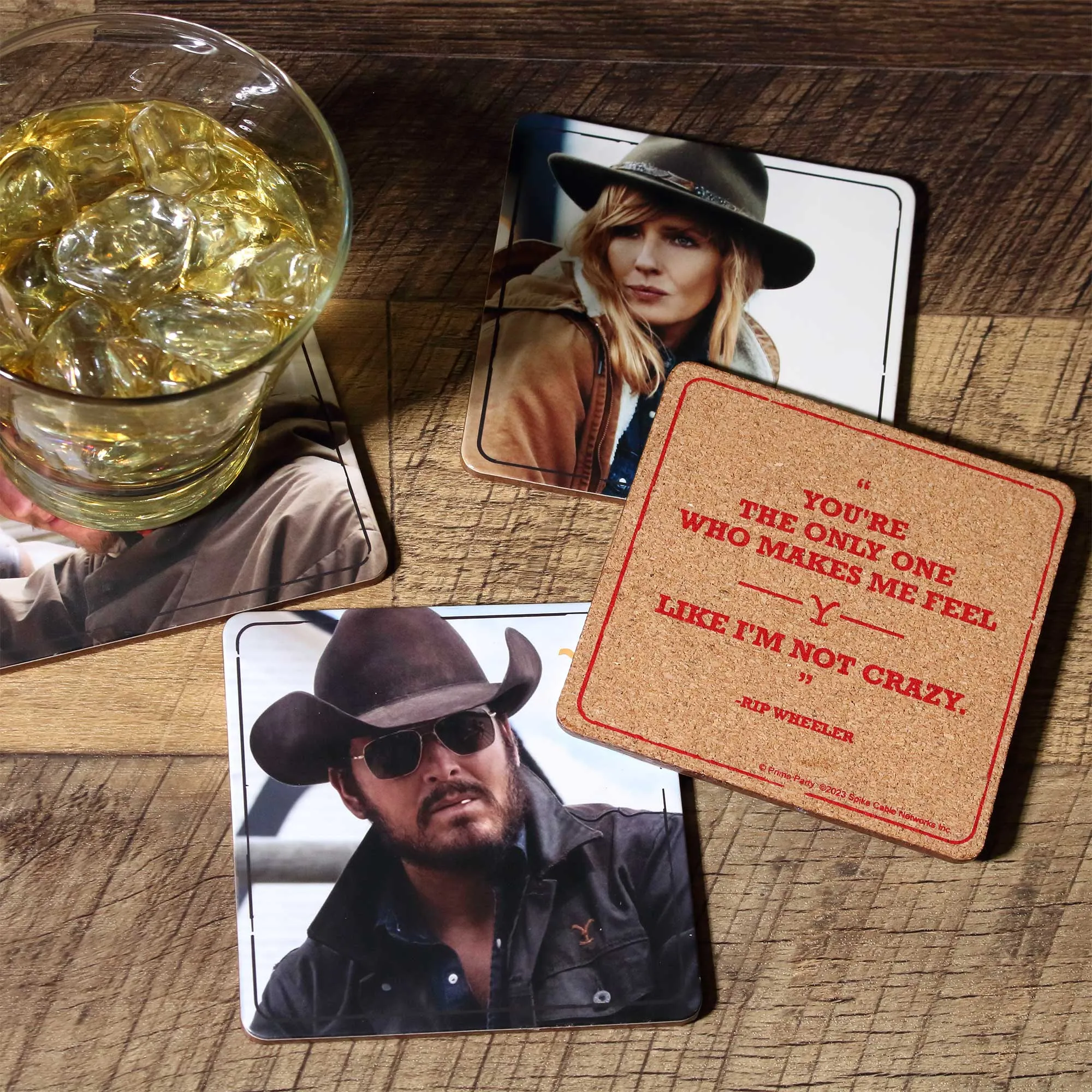 Yellowstone Beverage Coasters (Set of 8)